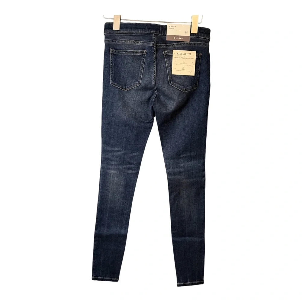 DL1961 Girls Candy Pull-On Denim Leggings Balboa Wash NWT Size 16